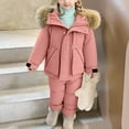 thumbnail image 7 of qelini Toddler Snowsuit for Girls Boys Waterproof Windproof Ski Suits Warm Insulated Hooded Outdoor Overalls Winter Outfits, 7 of 7