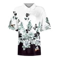 thumbnail image 4 of Womens Golf Polo Shirts Collared Short Sleeve T Shirt Lightweight Moisture Wicking Polo Casual 3 Buttons Graphic Tees Tops, 4 of 5
