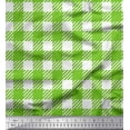 thumbnail image 1 of Soimoi Rayon Fabric Gingham Check Decor Fabric Printed Yard 56 Inch Wide, 1 of 3