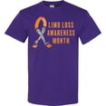 thumbnail image 3 of Inktastic Limb Loss Awareness Prosthetic Leg and Arm Orange Ribbon T-Shirt, 3 of 5