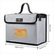 thumbnail image 2 of Bolsa Protectora de Batería de Polímero de Litio A Prueba de Explosiones e Ignífuga, para Almacenamiento y Carga de Baterías, con Doble Cremallera Metálica., 2 of 10