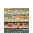 thumbnail image 6 of Unique Loom Fars Collection Area Rug - Jordan (3' 3" Round Blue/Light Blue), 6 of 7