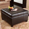 thumbnail image 6 of Pemberly Row Modern / Contemporary Storage Ottoman in Espresso, 6 of 6