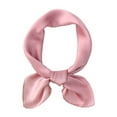 thumbnail image 1 of Guardurnaity Bufanda suave y transpirable para mujer, traje femenino, bufandas para el cuello, pañuelos para el pelo Accesorios de disfraces rosa 70*70CM, 1 of 6