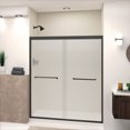 thumbnail image 3 of Transolid Fbpt607008f-T 70" High X 59" Wide Bypass Frameless Shower Door - Brushed, 3 of 7