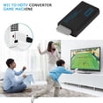 thumbnail image 3 of Convertidor JShteea Compatible con WII a HDMI Full 1080P 2 Adaptador 3.5mm HD Negro, 3 of 9