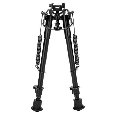 Bipods for Shooting, Knifun 9-14in Shooting Bipods for Rifles with Adapter Tactical Rifle Bipod Adapter Adjustable pring Return for Hunting (Best Bipod For Remington 597)