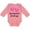 Mauve, variant on Inktastic My Godmother Loves Me Hearts Girls Long Sleeve Baby Bodysuit