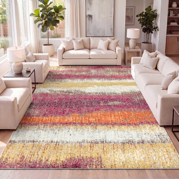 Ultra-Soft Machine-Washable Rug with Non-Skid Backing, Green/Cream 8'x10' Leila Moroccan Diamond Trellis, Non-Shedding, Velvet Luxury Feel for Living Room, Dining Room, Bedroom (CMR101L-8)