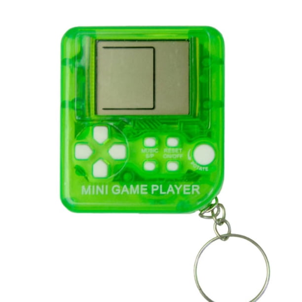Zedwell Mini Retro Tetris Game Box Key Chain Kids Handheld Classic Games Machine With Keychain Ring Walmart Com Walmart Com