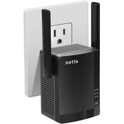 Netis E3 AC1200 Wireless Dual Band Range Wi-Fi Extender with WPS One Button, 2 High Gain Antennas & Covers up to 3000 sq. ft.