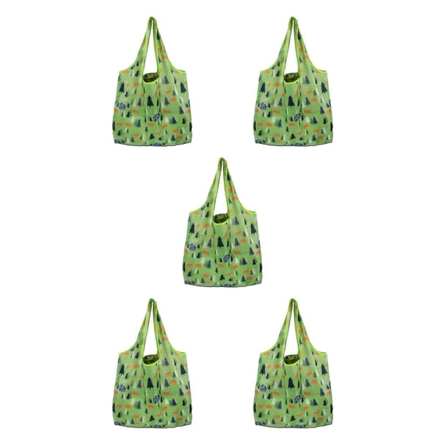Jumpingount Bolsa de almacenamiento de gran capacidad, bolsas de compras, bolsa de poliéster plegable de alta resistencia, paquete de ropa, viaje Type2 NO2