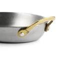 thumbnail image 3 of 6 PC Mini Vintage Oval Au Gratin Pan Set with Brass Handle, 3 of 7