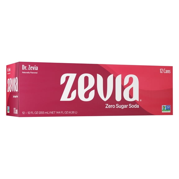 Zevia Zero Sugar Dr Zevia Soda 12 pk Cans - 12 oz (Pack of 1)