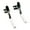 Color:silver, variant on (1 pair) Bicycle ultra-light aluminum brake levers - silver