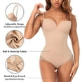 thumbnail image 5 of MANIFIQUE Shapewear for Women Tummy Control Slimming Body Shaper Low Back Built-in Bra Fajas, 5 of 7