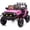 Hot Pink, variant on Hikiddo JC324 Kids Ride on Truck Car, 12V Ride on Toy Electric Cars for Kids w/ Remote, Bluetooth - Red