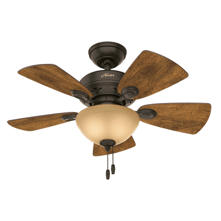 Hunter 34 Watson New Bronze Ceiling Fan With Light Kit And