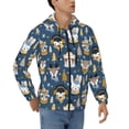 thumbnail image 4 of Zip Up Hoodies for Men - Winter Animal Friends Long Sleeve Comfrt Men'S Fashion Hoodies & Sweatshirts, Jackets for Men Hoodies Pullover Clothing Clothes with Pouch, 4 of 5