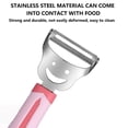 thumbnail image 6 of LSLJS Household Vegetable Peeler, Kitchen Gadgets, Cute Smile Face Design Stainless Steel Fruit Peeler Ultra Sharp Blades Ergonomic Non-Slip Handle Multi-Functional Paring Scraper for Potato Carrot, 6 of 7