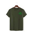 thumbnail image 3 of AherBiu Hauts de la Saint-Patrick pour Femmes Manches Courtes Imprimés Décontractés Basiques, 3 of 7