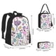 thumbnail image 2 of Disketp Summer with Flamingo Mochila Estampada de Gran Capacidad con Lonchera y Estuche, Set de 3 Piezas para Estudiantes, 2 of 7