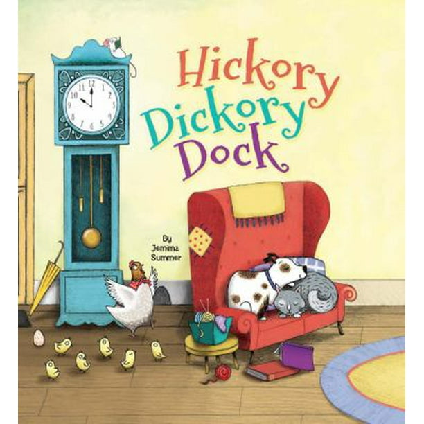 Hickory Dickory Dock - Little Hippo Books - Children's Padded Board