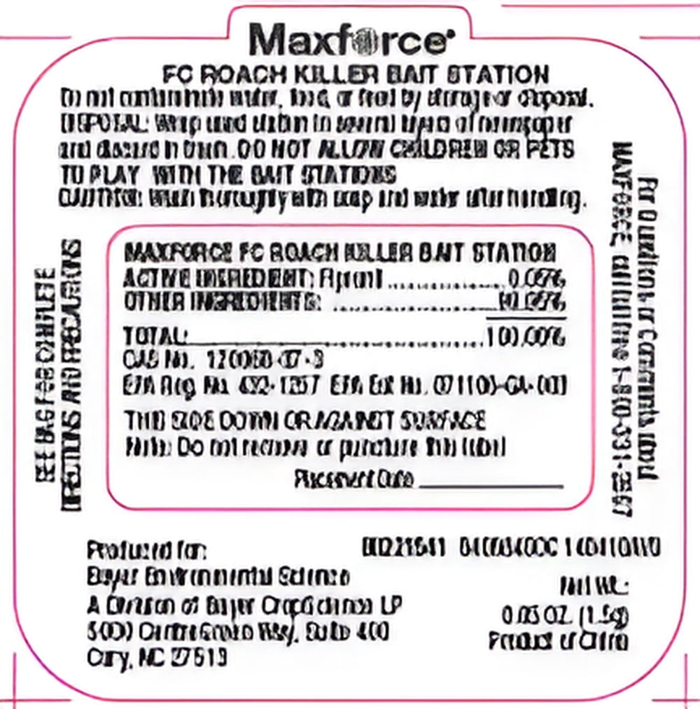 Maxforce FC Roach Killer Bait Stations - Kills German & Brown-Banded Cockroaches - 72 Stations per Bag by Bayer