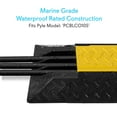 thumbnail image 3 of PYLE PCBLEN105ENDCP01 - Cable Ramp End Cap Finish Piece (for PYLE Model: PCBLCO105), 3 of 4