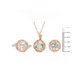 thumbnail image 3 of Everly Women's Quartz and Topaz Sterling Silver Jewelry Set, 3 of 7