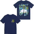 thumbnail image 3 of Tx2 Merch GHOST OF LA New Logo T-shirts Women/Men Crewneck Tee Fashion Casual Clothes, 3 of 6