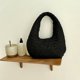 thumbnail image 3 of Bolso La Nube La Nube Ocio Las Mujeres Bolso La Playa Paja Hombro Con Ñit (negro), 3 of 6