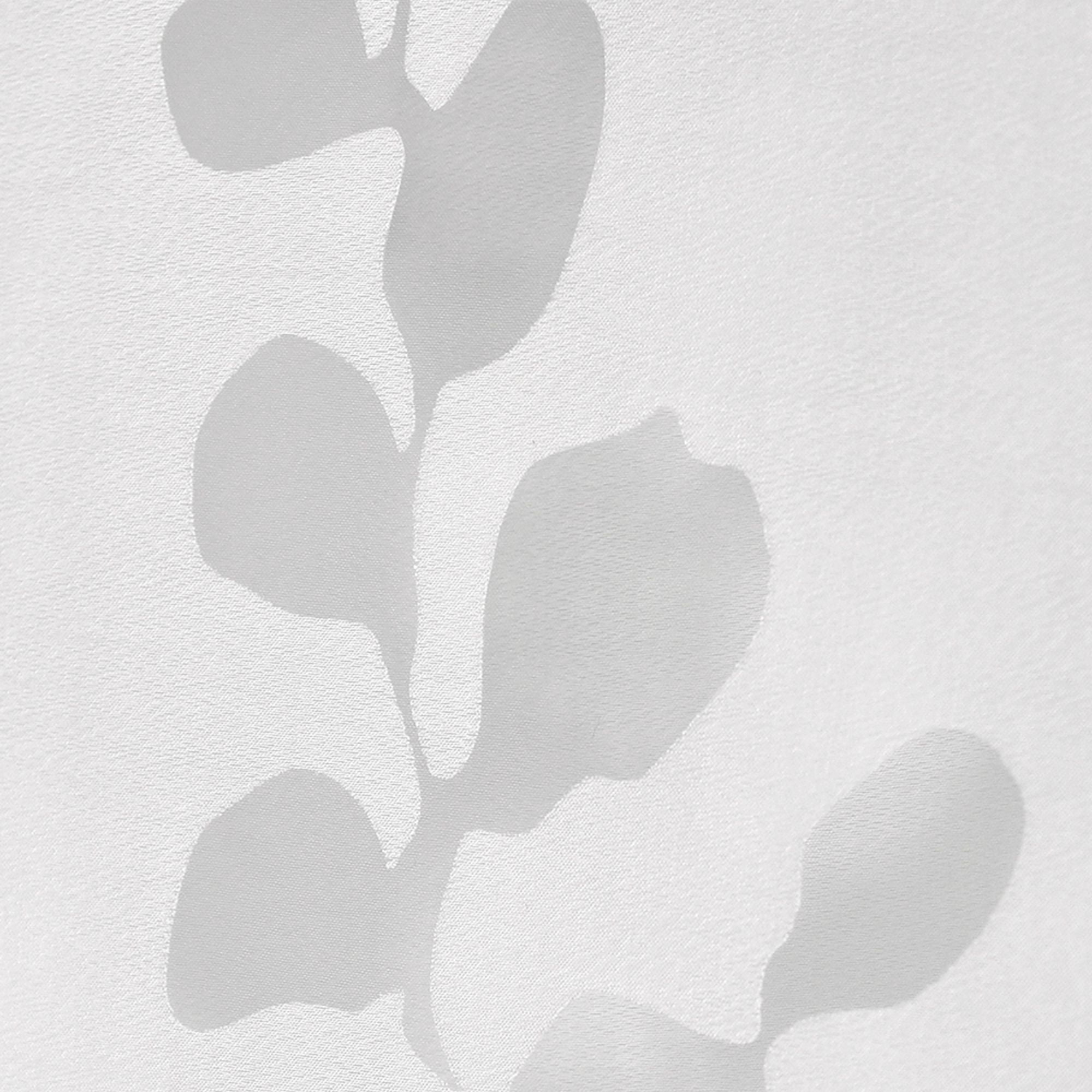 Exclusive Home Curtains Wilshire Burnout Sheer Grommet Top Curtain Panel Pair, 54x63, White