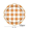 thumbnail image 4 of Paper Plates Thanksgiving Fall Pumpkin Maple Disposable for Fall Decor 7 Inch, 25 Count, 4 of 7