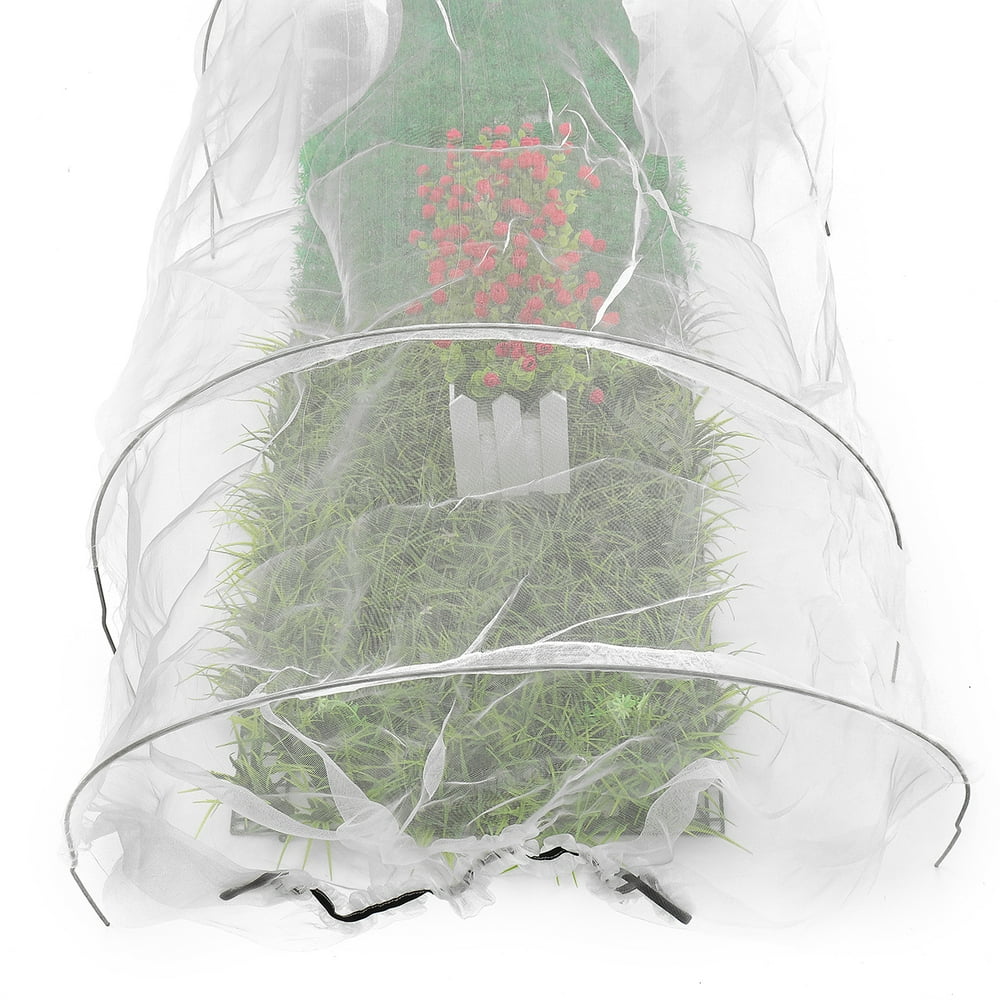 Plant Covers Garden Tunnel Cloche with Loops Reusable Floating Row