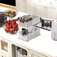 thumbnail image 4 of SimpleHouseware 2 Tier Sliding Cabinet Basket Organizer Drawer, White, 4 of 5