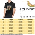 thumbnail image 4 of Jean Michel Basquiat Men's T Shirt Cotton Tee Basic Short Sleeve Crewneck Shirt Tops Black, 4 of 5