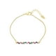 thumbnail image 1 of Pulsera Esclava Dama Con Swarovski Multicolor Oro 14K Lam dorado Unitalla, 1 of 7