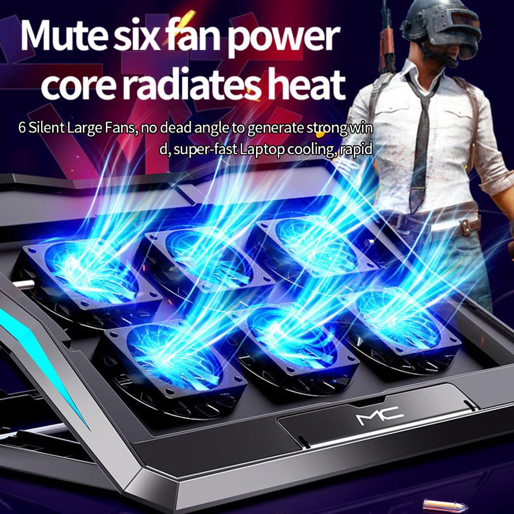 Adjustable Notebook Radiator Fan Bracket Game Lifting Folding Desktop Laptop Cooling Base Pad 12-17Inch 6 Angles