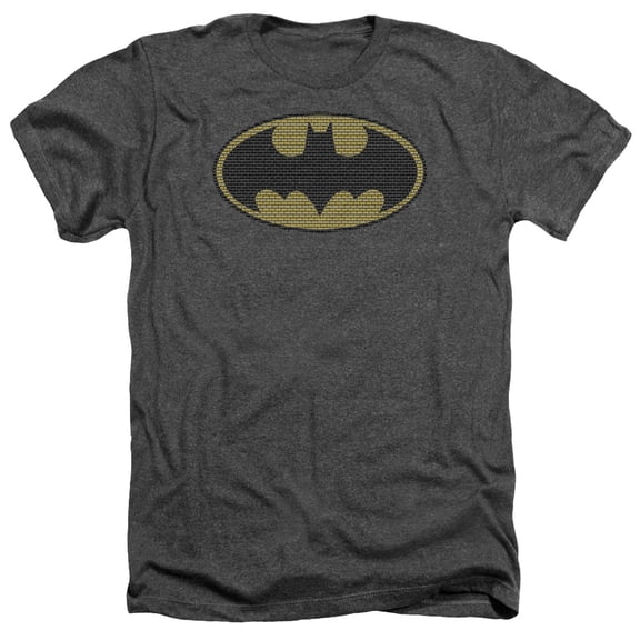 Batman - Little Logos - Heather Short Sleeve Shirt - Small
