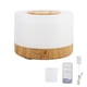 thumbnail image 1 of Desk Humidifier 500ml Wood Grain 7 Color LED Light 35dB Remote Control Aromatherapy Diffuser 100‑240V EU Plug, 1 of 10