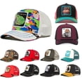 thumbnail image 2 of Gorra de béisbol bordada con animales Retro, gorra de camionero de rana Tigre para mujer, gorra de protección solar transpirable, envío directo al aire libre hola suerte  unisex, 2 of 2