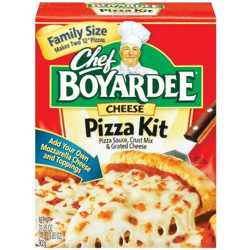 Chef Boyardee Pizza Kit, Family Size, Traditional, 31.85 oz (Pack of 6