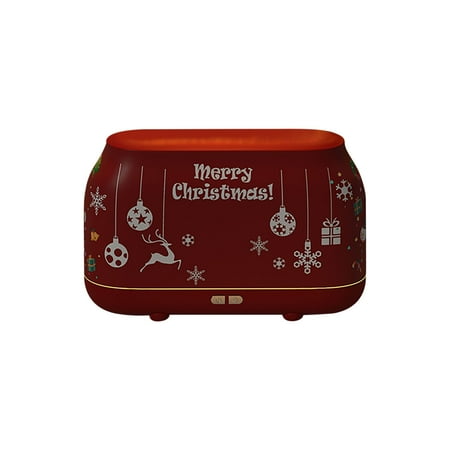 

Christmas Simulation Flame Aromatherapy Machine Humidifier Bedroom Atmosphere Light Purifier Home Smart Gift Humidifiers