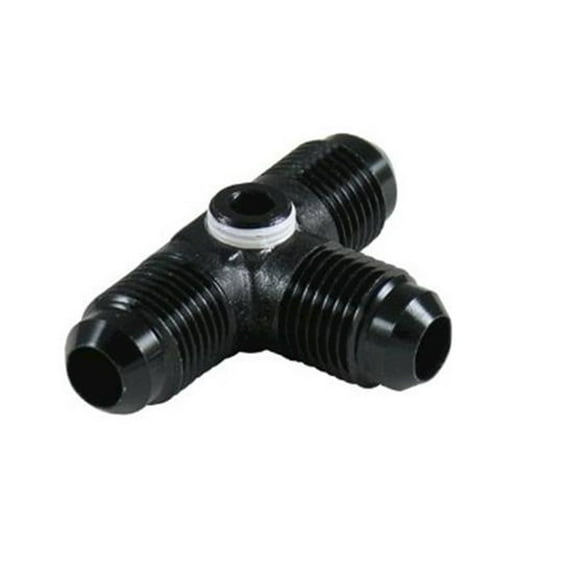 Fragola #8 Male Tee w/1/8 FPT Port - Black