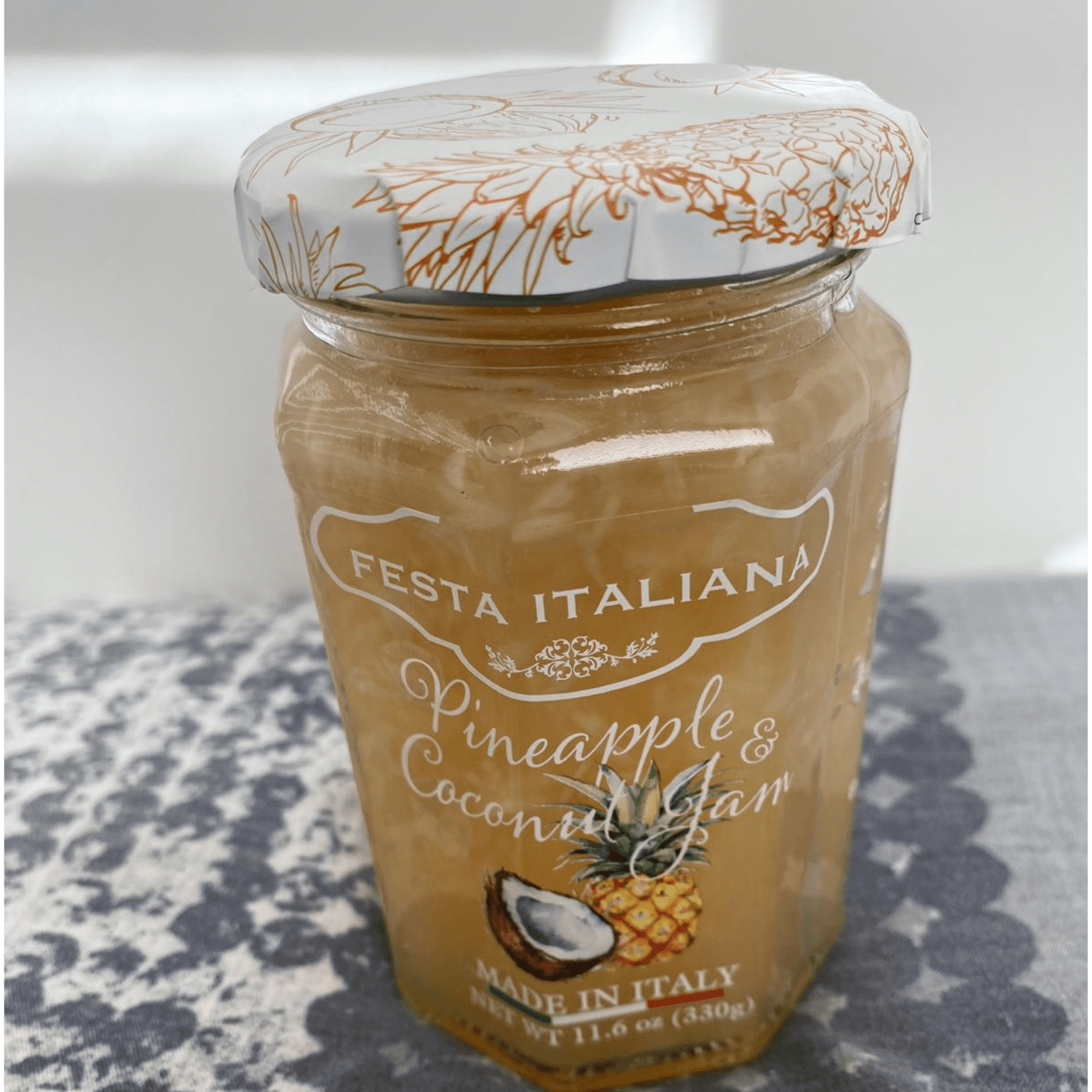 Festa Italiana Pineapple & Coconut Jam 11.6 oz