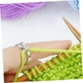 thumbnail image 4 of 2pcs Crochet Loop Vintage Decor Yarn Tension Ring Crochet Open Finger Rings Knitting String Simple, 4 of 5