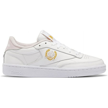 Womens Reebok Club C 85 'OG Crest Shoe Size: 9 Ftwr White - Ftwr White - Frost Berry Fashion Sneakers