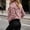 Pink, variant on Women's Suede Short Jacket Vintage Zip Up Lapel Collar Casual Biker Bomber Jackets Casual Outerwear (Khaki,XXL)
