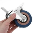 thumbnail image 3 of SHOWERORO 4 Pcs Roues Industrielles 3 Pouces Roues de Chariot Robustes avec Freins, 3 of 7